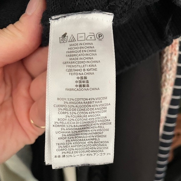 Michael Kors large black and gold chain striped sweater - Picture 5 of 9